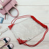 8005 Plastic Waterproof Pouch Transparent Stadium Bags Clear String Bag For Gym Concert Travel Beach Swimming Sport