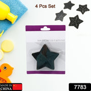 Mini  Pvc Anti-slip Bat Mat Non Slip Baby Bath Mats Mini Child Safety Anti Slip Shower Mats Star Leaf Shaped For Kids (4 Pc Set) thumbnail 5
