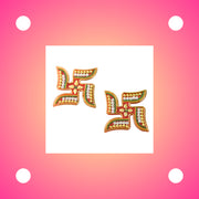 Decorative Swastik Sticker (2pc Set) thumbnail 4
