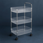 Apex Sapphire 3-layer Multipurpose Storage Trolley With Wheels thumbnail 6