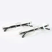 Pack Of 2 Rimless Reading Glasses  Lightweight Comfort Readers thumbnail 4