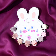 Premium Flower-shaped Mini Hair Claw Clip Set thumbnail 3