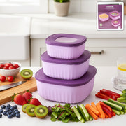 Premium 3 Piece Food Storage Container Set thumbnail 6