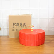 2 Layer Multipurpose Decorative Dry Fruit And Snack Serving Tray (1 Pc) thumbnail 6