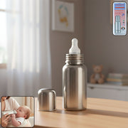 Stainless Steel Baby Feeding Bottle 200ml thumbnail 1