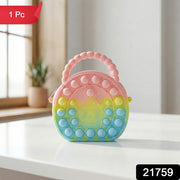Rainbow Round Silicone Pop It Coin Purse (1 Pc) thumbnail 7