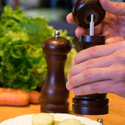 Wooden Pepper Mill 8 Inch Tall - Best Pepper Grinder (1 Pc) thumbnail 4
