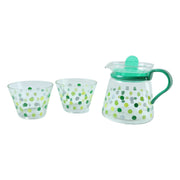 Elegant Glass Tea Pot With Matching Cups Set (1 Set) thumbnail 3