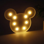 Mickey Shaped Led Decorative Night Light (1 Pc) thumbnail 3