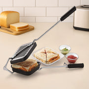 Apex Heavy Gauge Aluminium Grill Sandwich Toaster thumbnail 3
