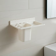 3in1 Wall Mounted Multi-compartment Toothbrush  Soap Holder With Cup (1 Pc) thumbnail 4