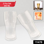 Apex Vista Unbreakable Pitcher Glass Set  350 Ml (Approx)  2-piece thumbnail 5