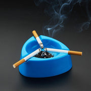 Oblivion Durable Plastic Ashtray With Wide Bowl And Triple Cigarette Holder Slots (1 Pc) thumbnail 4