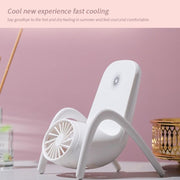 4814 Portable Mobile Phone Holder Fan  Personal Fan Multi- Function Fan Handheld Charging Fan (Battery Not Include) thumbnail 3